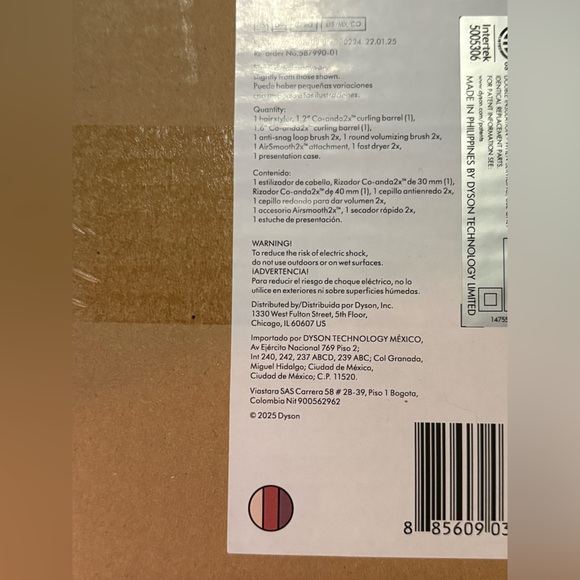 Dyson Airwrap Co-2x multi-styler and dryer Straight + Wavy Pink/Rose Gold, NEW - Picture 7 of 7